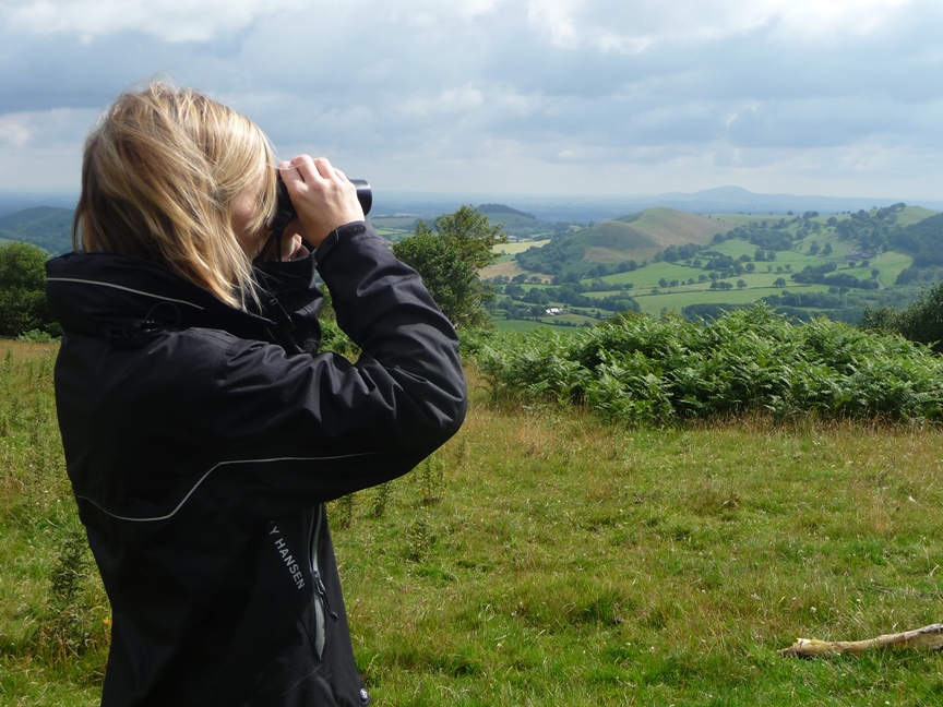 Volunteer fieldworker by Dawn Balmer